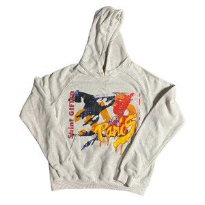 GFTD LA Men's Pray For Paris Gray Hoodie Small NEW WITH TAGS